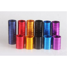 5 couleurs 5/10 mm Casque de vélo Aluminium Mountain Road Bike Bicycle Stem Spacer Accessoires de vélo de haute qualité Accessoires